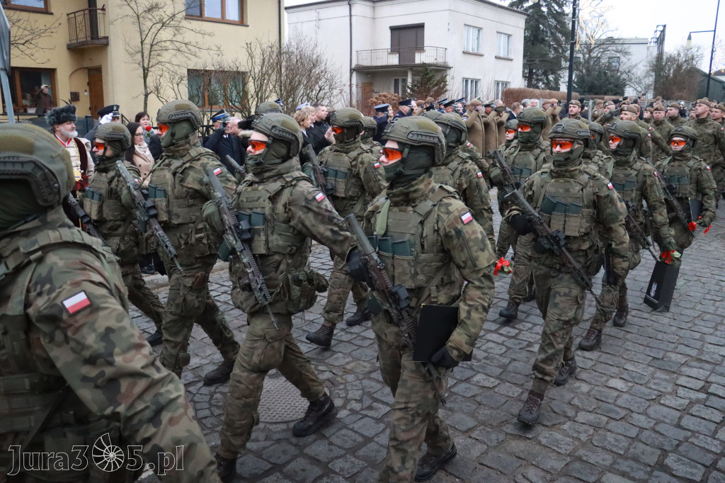 Fotorelacja: Defilada 13. Śląskiej Brygady Obrony Terytorialnej w Myszkowie