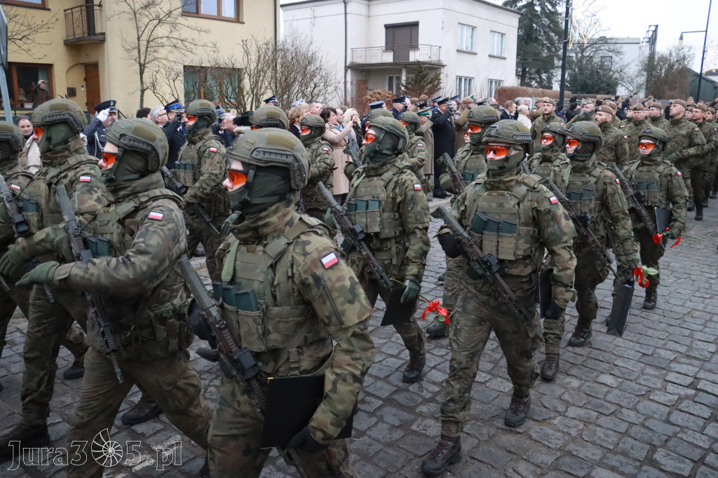 Fotorelacja: Defilada 13. Śląskiej Brygady Obrony Terytorialnej w Myszkowie