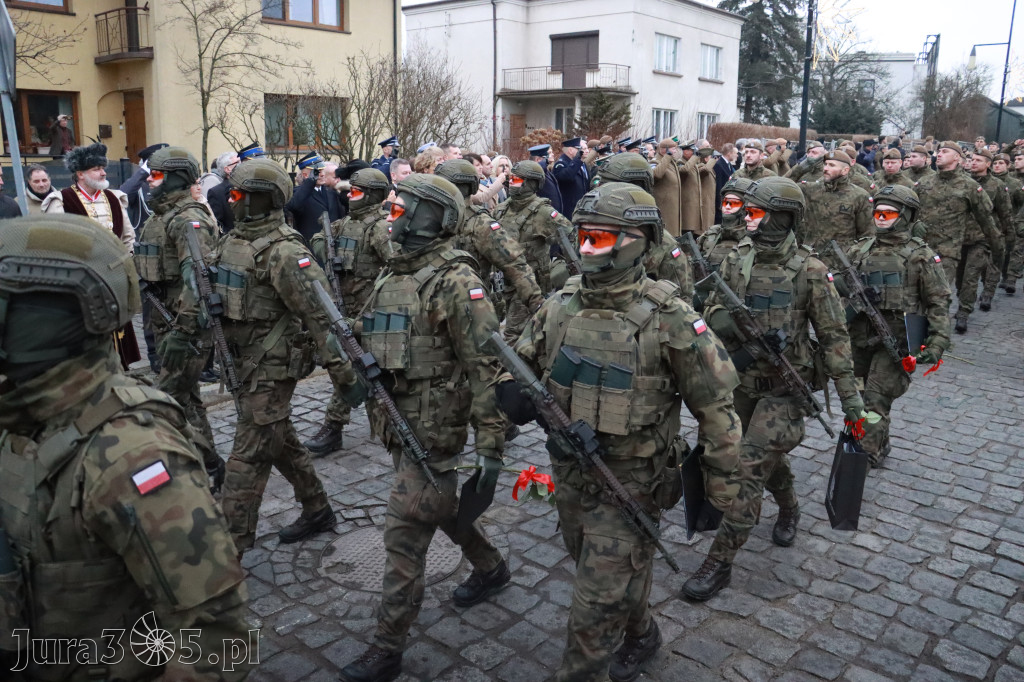 Fotorelacja: Defilada 13. Śląskiej Brygady Obrony Terytorialnej w Myszkowie