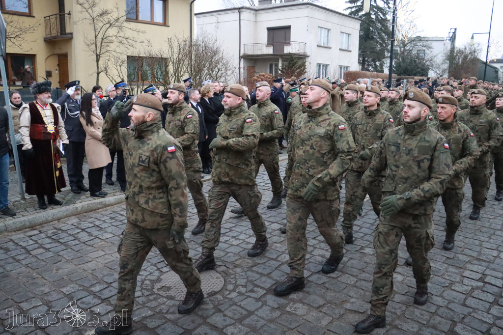 Fotorelacja: Defilada 13. Śląskiej Brygady Obrony Terytorialnej w Myszkowie