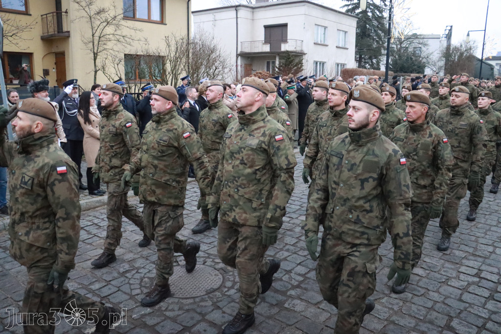 Fotorelacja: Defilada 13. Śląskiej Brygady Obrony Terytorialnej w Myszkowie