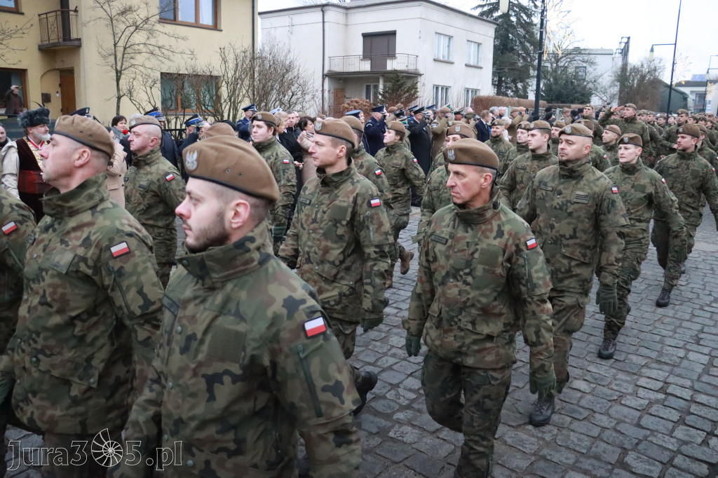 Fotorelacja: Defilada 13. Śląskiej Brygady Obrony Terytorialnej w Myszkowie