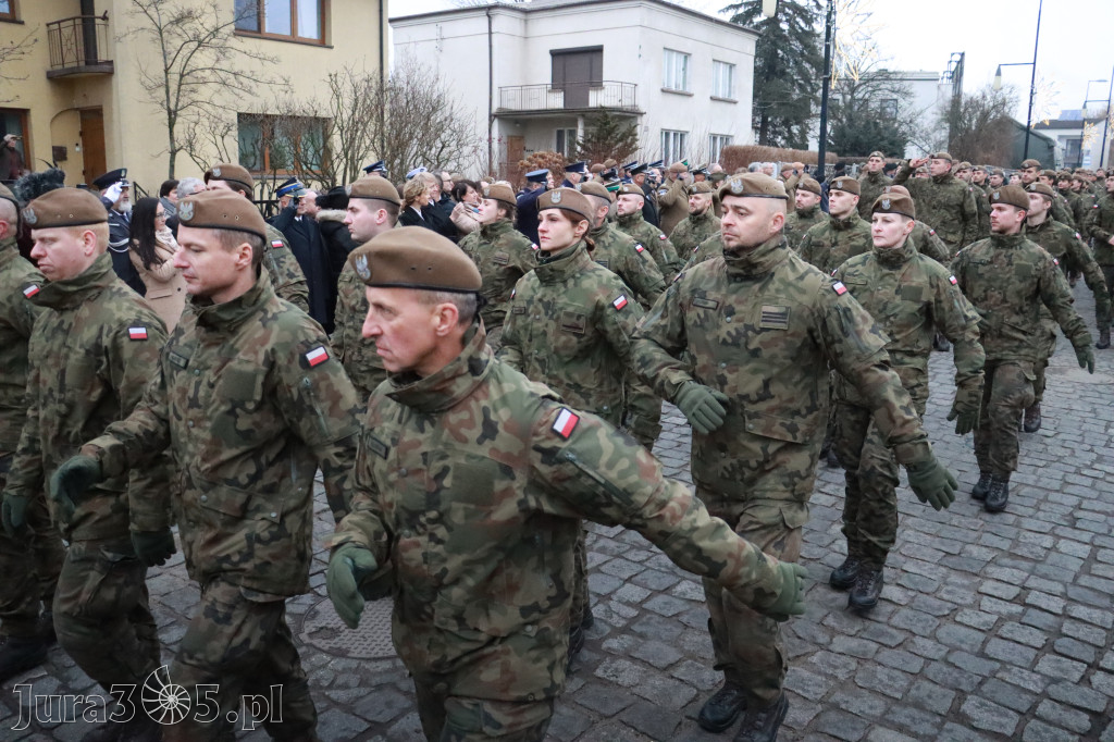 Fotorelacja: Defilada 13. Śląskiej Brygady Obrony Terytorialnej w Myszkowie