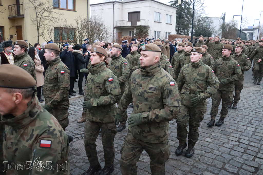 Fotorelacja: Defilada 13. Śląskiej Brygady Obrony Terytorialnej w Myszkowie