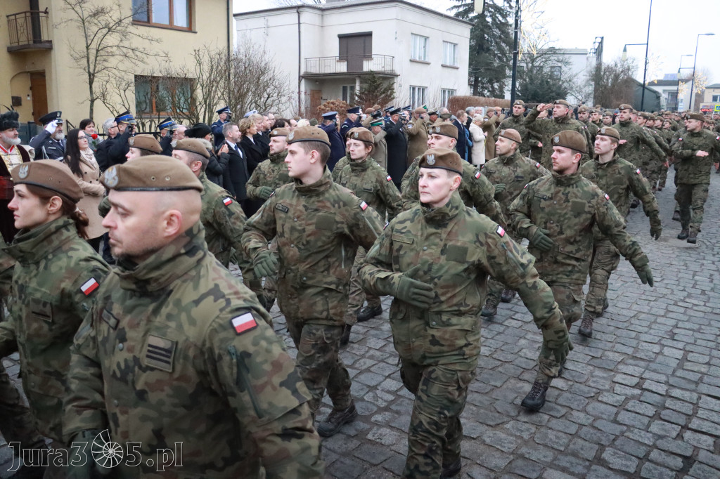 Fotorelacja: Defilada 13. Śląskiej Brygady Obrony Terytorialnej w Myszkowie