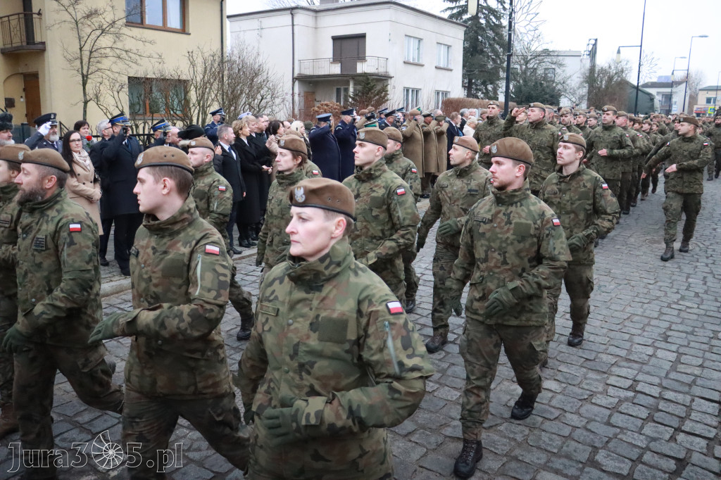 Fotorelacja: Defilada 13. Śląskiej Brygady Obrony Terytorialnej w Myszkowie
