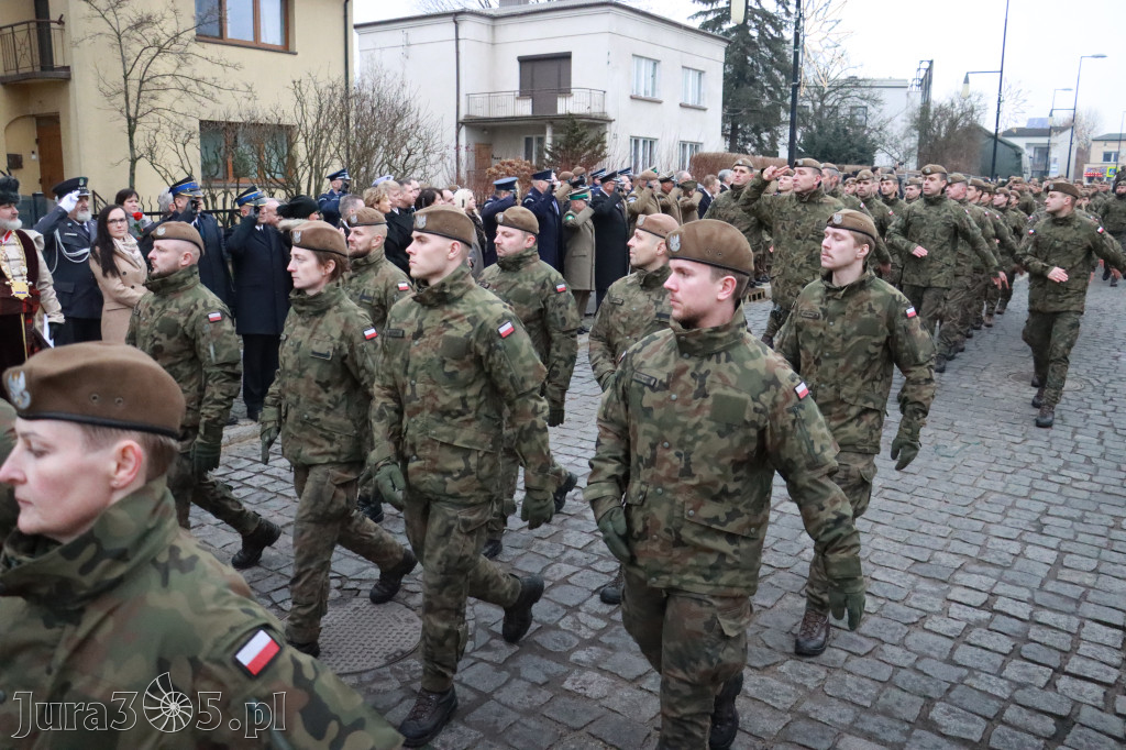 Fotorelacja: Defilada 13. Śląskiej Brygady Obrony Terytorialnej w Myszkowie