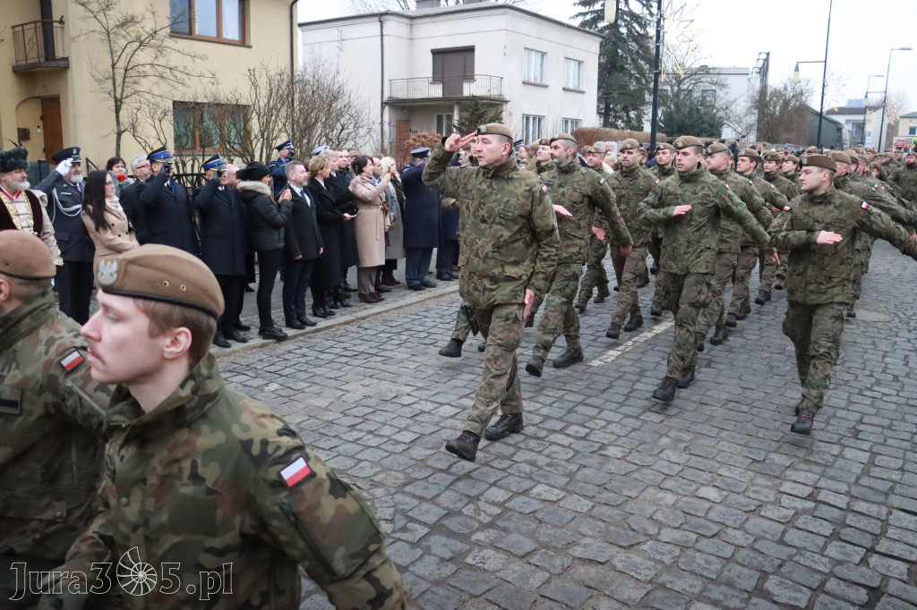 Fotorelacja: Defilada 13. Śląskiej Brygady Obrony Terytorialnej w Myszkowie