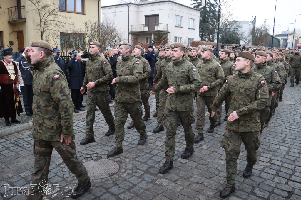Fotorelacja: Defilada 13. Śląskiej Brygady Obrony Terytorialnej w Myszkowie