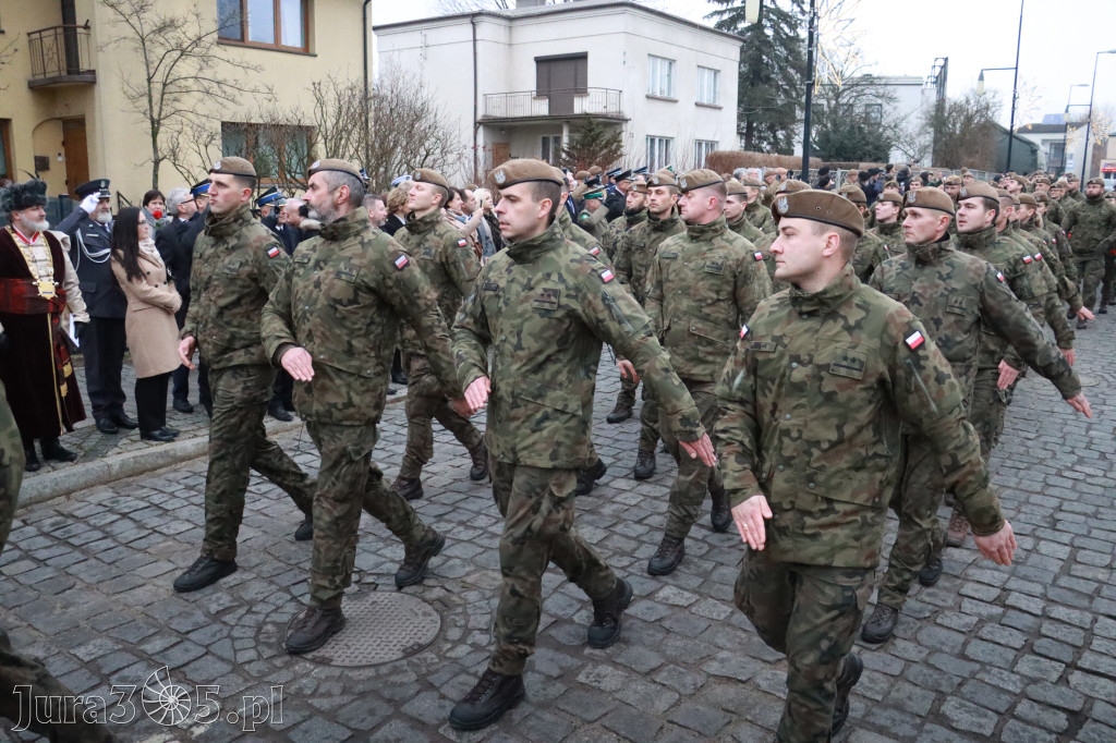 Fotorelacja: Defilada 13. Śląskiej Brygady Obrony Terytorialnej w Myszkowie