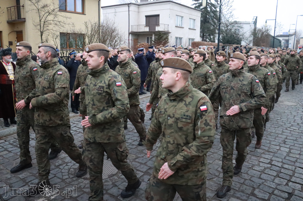 Fotorelacja: Defilada 13. Śląskiej Brygady Obrony Terytorialnej w Myszkowie