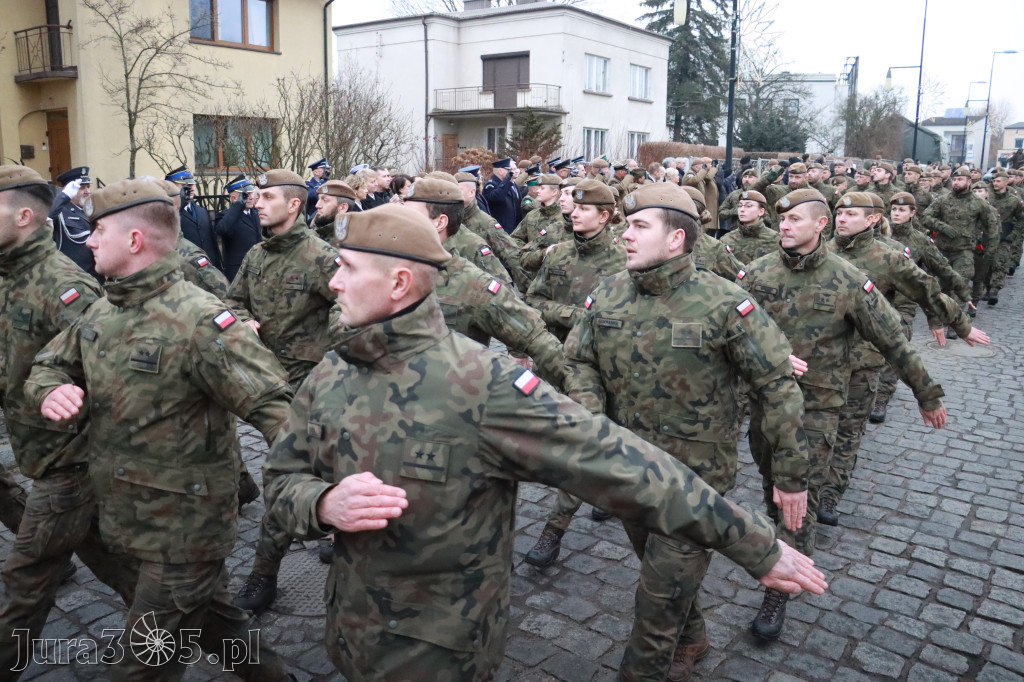 Fotorelacja: Defilada 13. Śląskiej Brygady Obrony Terytorialnej w Myszkowie