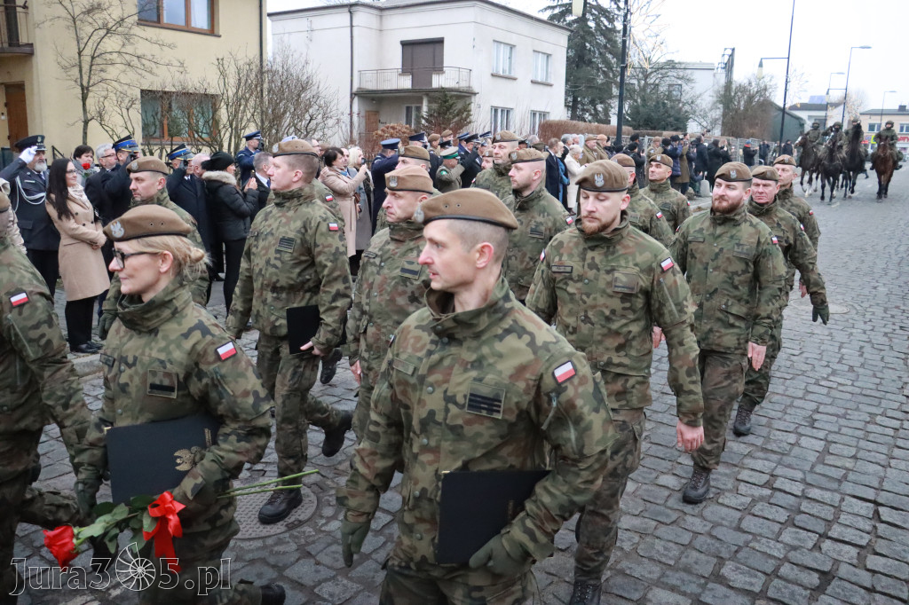 Fotorelacja: Defilada 13. Śląskiej Brygady Obrony Terytorialnej w Myszkowie