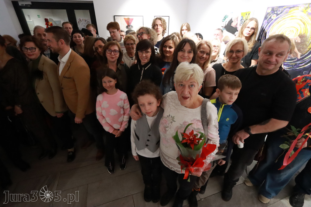 Fotorelacja: Wernisaż wystawy „Artyści na 110” w Zawierciu