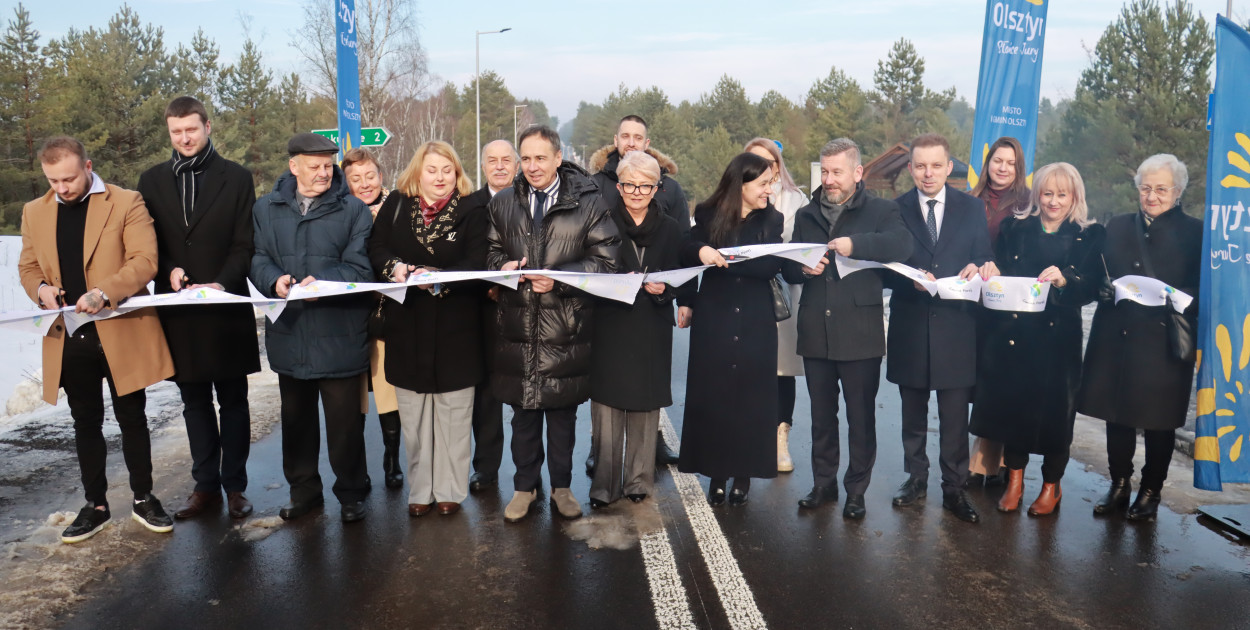 Fotorelacja: Uroczystość otwarcia drogi Choroń - Biskupice