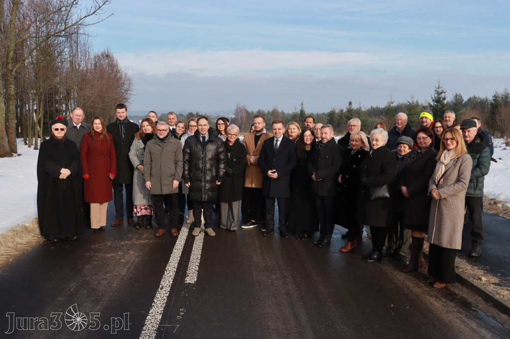 Fotorelacja: Uroczystość otwarcia drogi Choroń - Biskupice