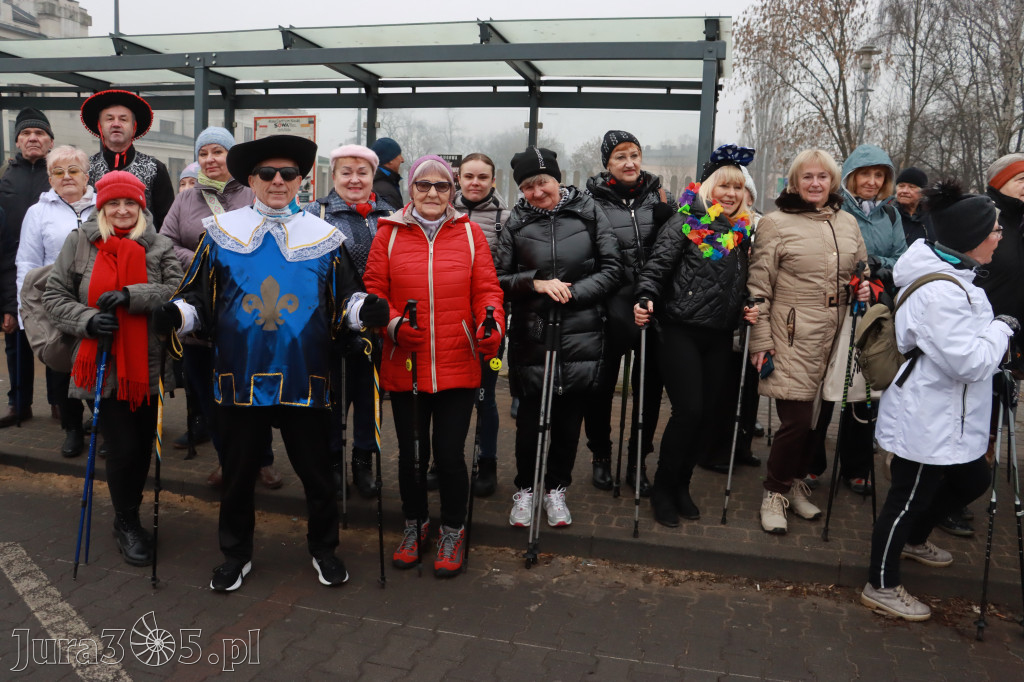 Fotorelacja: Karnawałowy Marsz Nordic Walking w Zawierciu