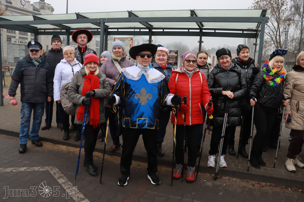 Fotorelacja: Karnawałowy Marsz Nordic Walking w Zawierciu