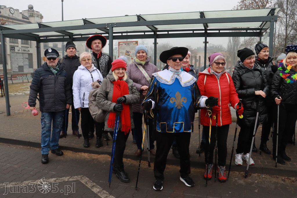 Fotorelacja: Karnawałowy Marsz Nordic Walking w Zawierciu