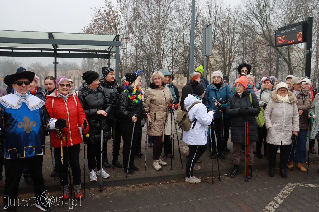 Fotorelacja: Karnawałowy Marsz Nordic Walking w Zawierciu