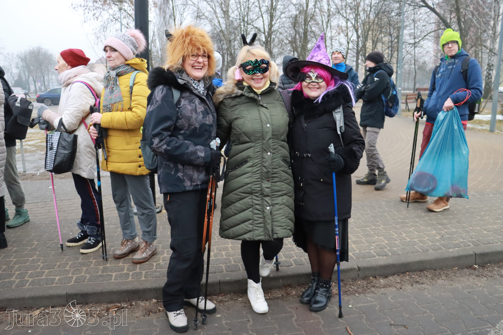 Fotorelacja: Karnawałowy Marsz Nordic Walking w Zawierciu