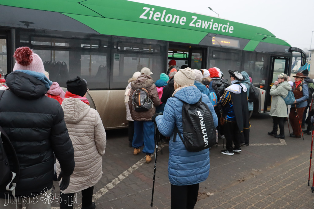 Fotorelacja: Karnawałowy Marsz Nordic Walking w Zawierciu