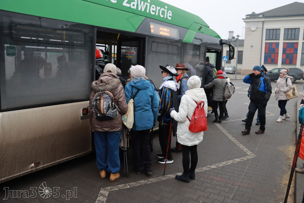 Fotorelacja: Karnawałowy Marsz Nordic Walking w Zawierciu