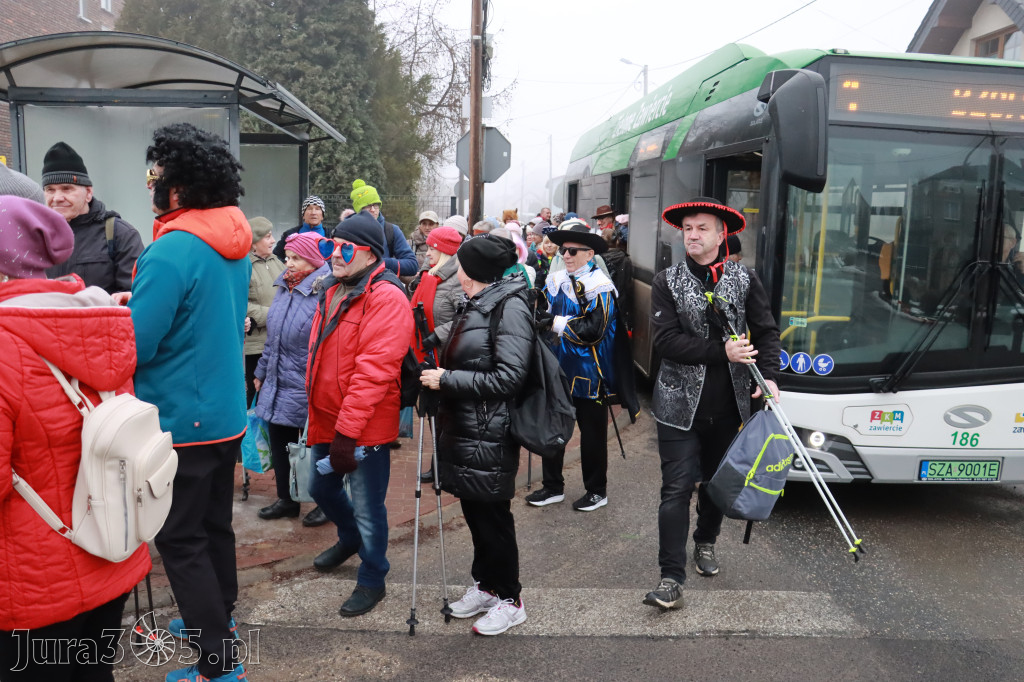 Fotorelacja: Karnawałowy Marsz Nordic Walking w Zawierciu