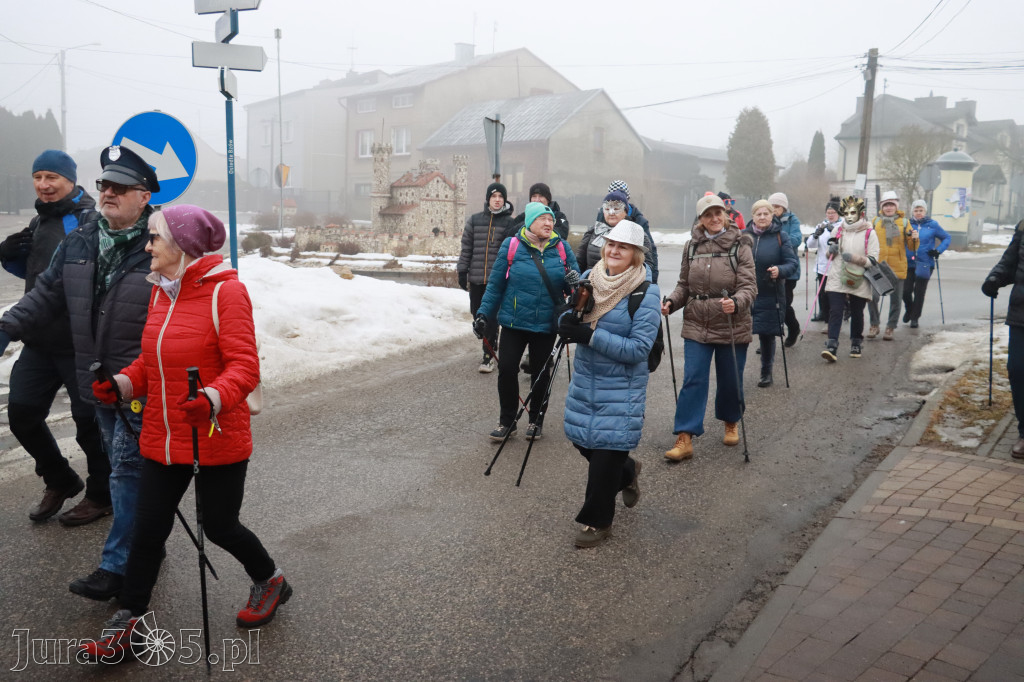 Fotorelacja: Karnawałowy Marsz Nordic Walking w Zawierciu