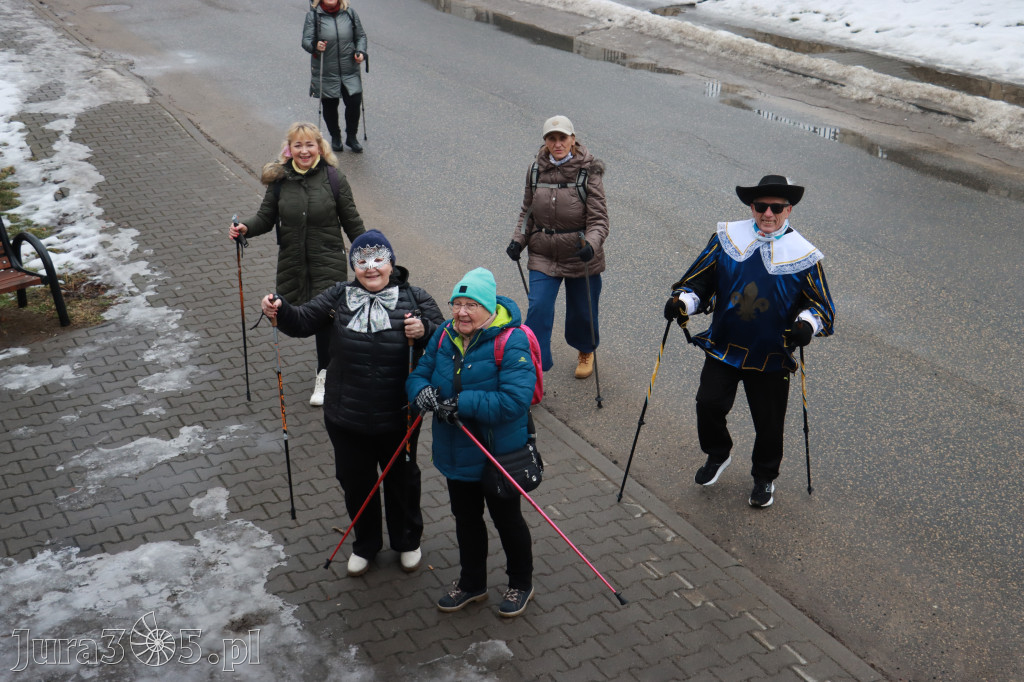 Fotorelacja: Karnawałowy Marsz Nordic Walking w Zawierciu