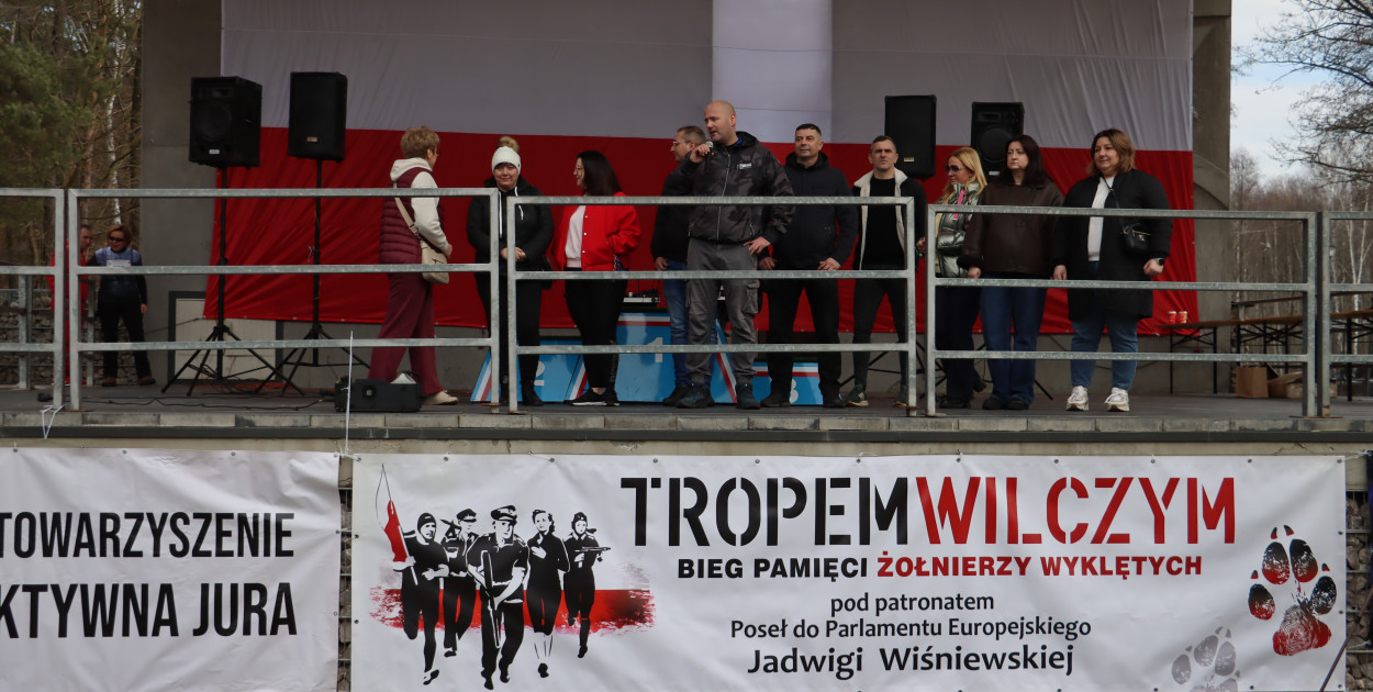 Fotorelacja: Tropem Wilczym w Myszkowie - Bieg pamięci Żołnierzy Wyklętych