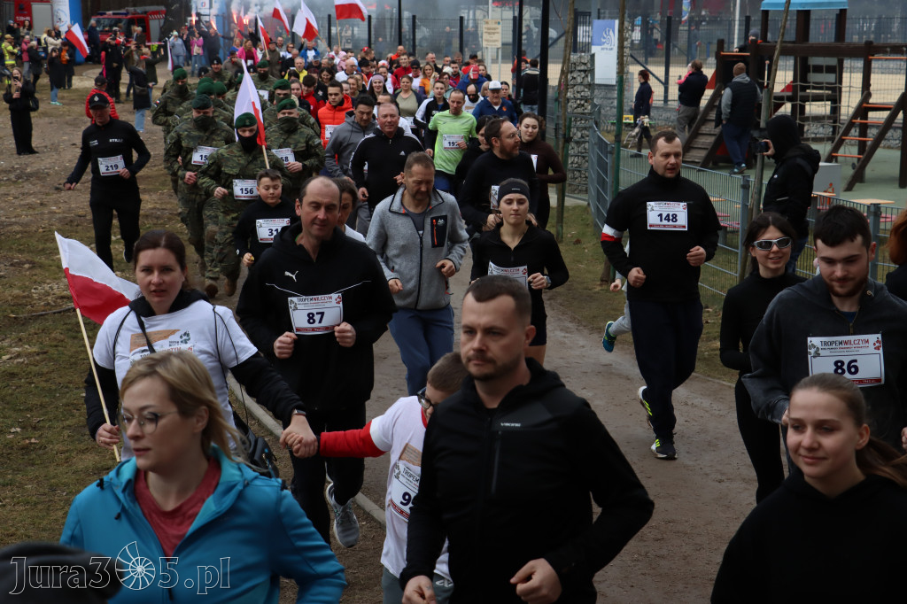 Fotorelacja: Tropem Wilczym w Myszkowie - Bieg pamięci Żołnierzy Wyklętych