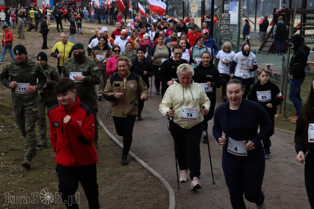 Fotorelacja: Tropem Wilczym w Myszkowie - Bieg pamięci Żołnierzy Wyklętych