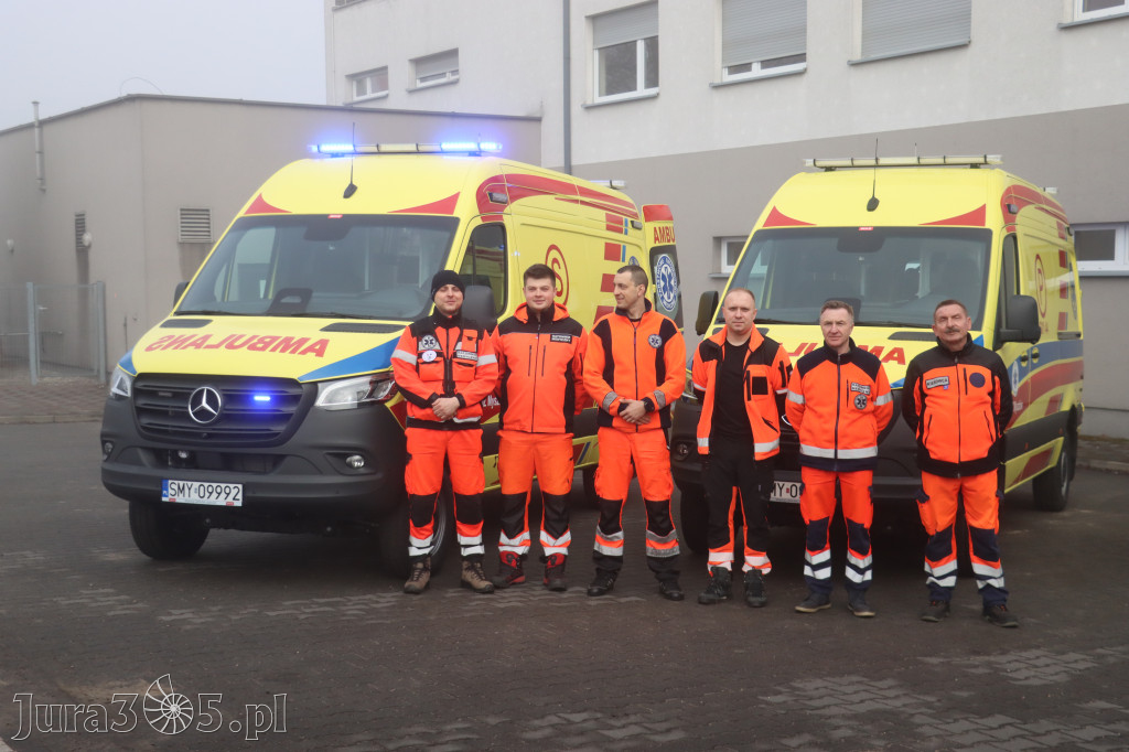 Fotorelacja: Briefing prasowy - zakup trzech ambulansów dla SPZOZ w Myszkowie