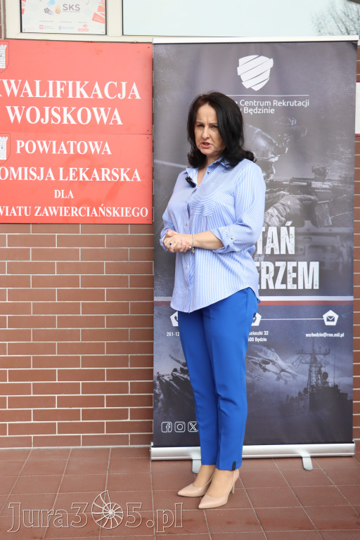 Fotorelacja: Rozpoczęcie kwalifikacji wojskowej w Powiecie Zawierciańskim