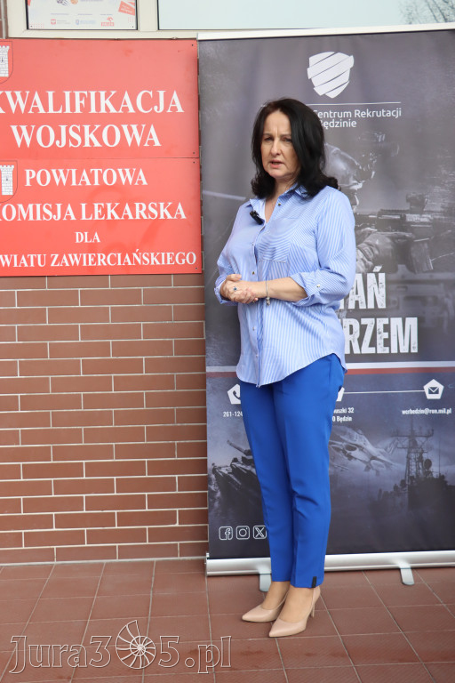 Fotorelacja: Rozpoczęcie kwalifikacji wojskowej w Powiecie Zawierciańskim