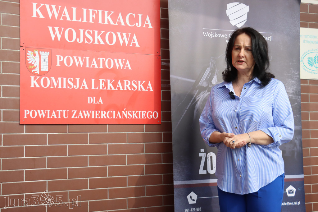 Fotorelacja: Rozpoczęcie kwalifikacji wojskowej w Powiecie Zawierciańskim