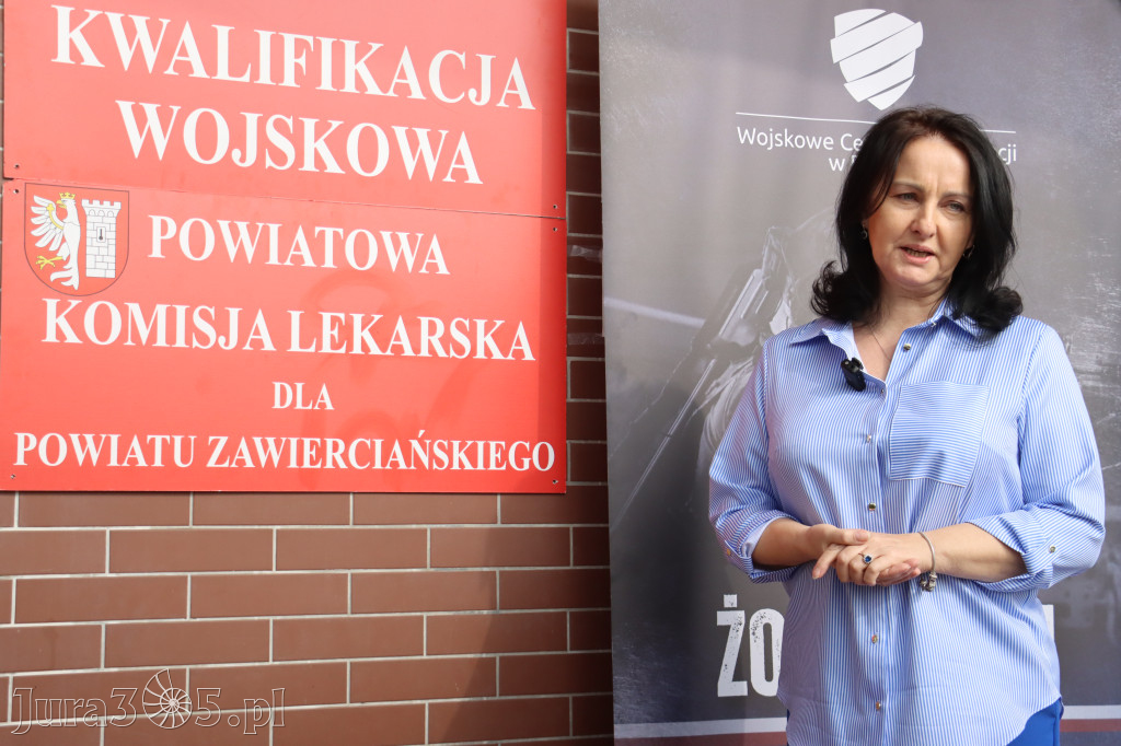 Fotorelacja: Rozpoczęcie kwalifikacji wojskowej w Powiecie Zawierciańskim