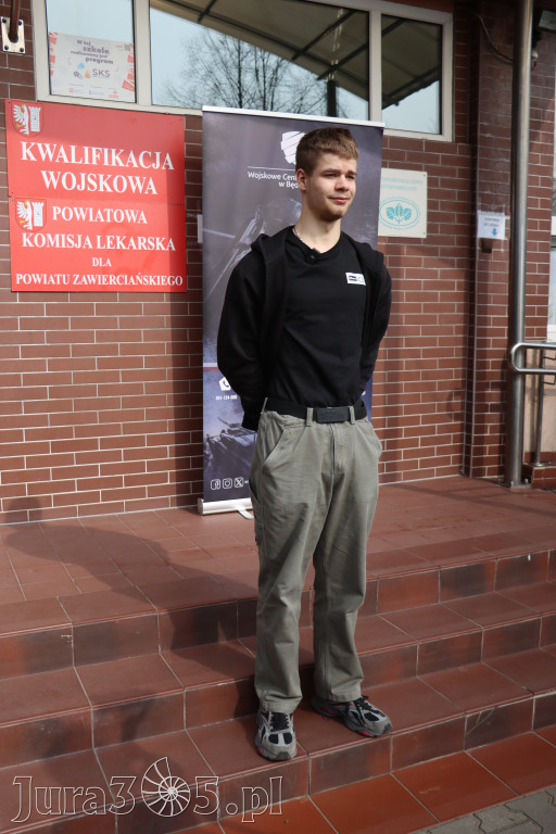 Fotorelacja: Rozpoczęcie kwalifikacji wojskowej w Powiecie Zawierciańskim