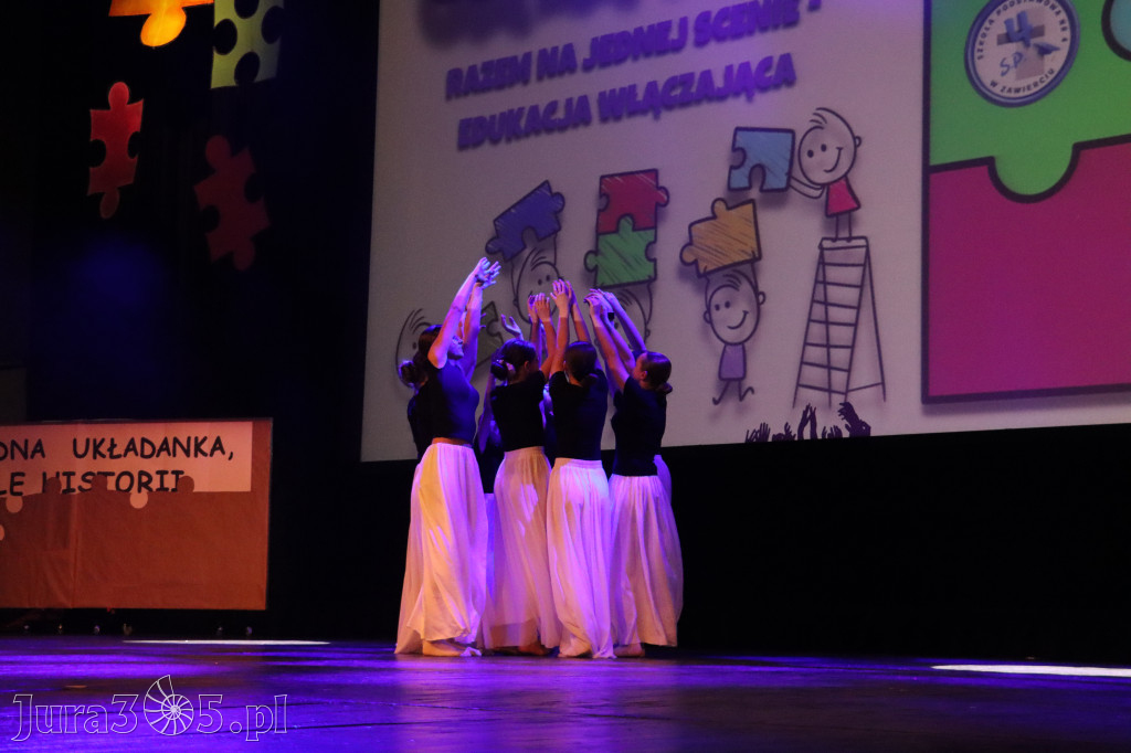 Fotorelacja II: GALA INTEGRACJI zorganizowana przez Szkołę Podstawową nr 4 w Zawierciu