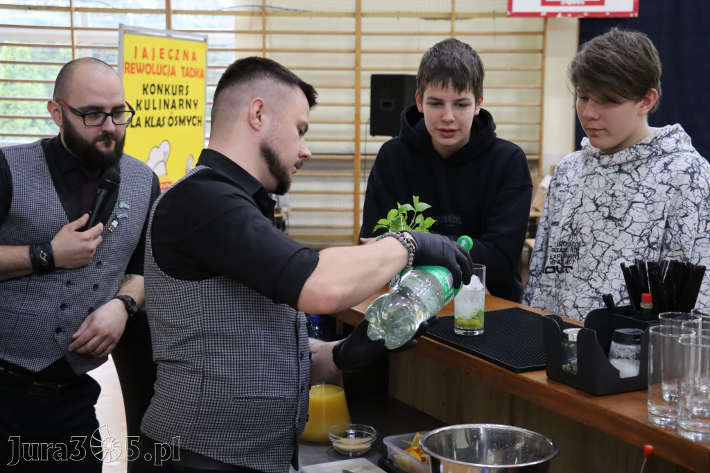 Fotorelacja: JAJECZNA REWOLUCJA TADKA w ZS im. Tadeusza Kościuszki w Żarkach