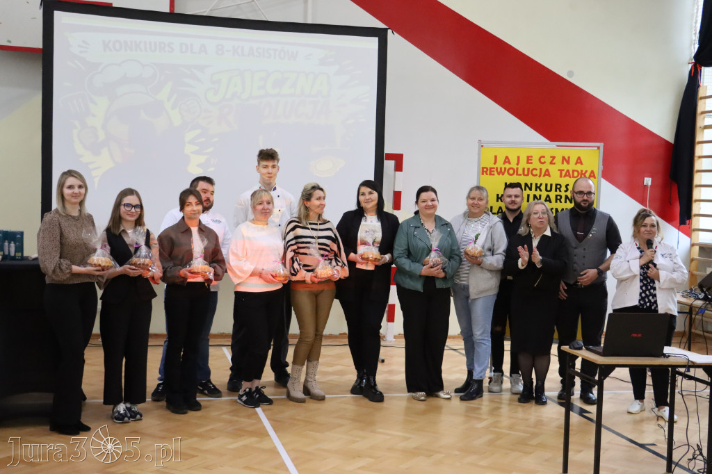 Fotorelacja: JAJECZNA REWOLUCJA TADKA w ZS im. Tadeusza Kościuszki w Żarkach