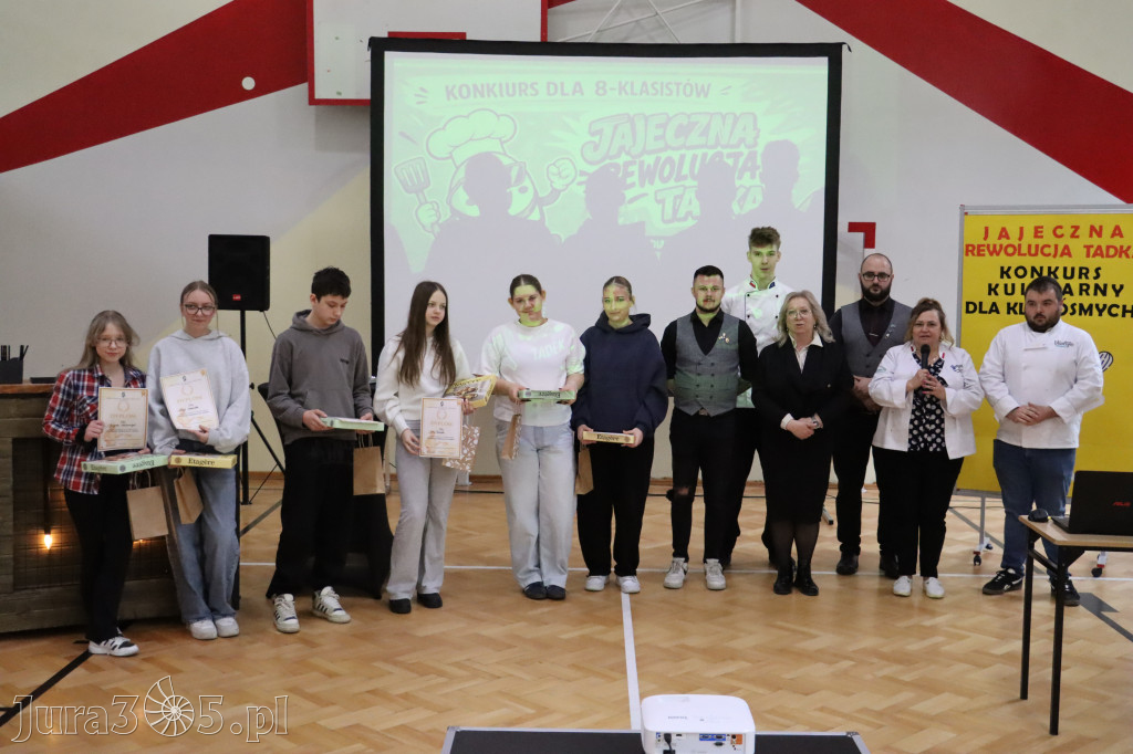 Fotorelacja: JAJECZNA REWOLUCJA TADKA w ZS im. Tadeusza Kościuszki w Żarkach