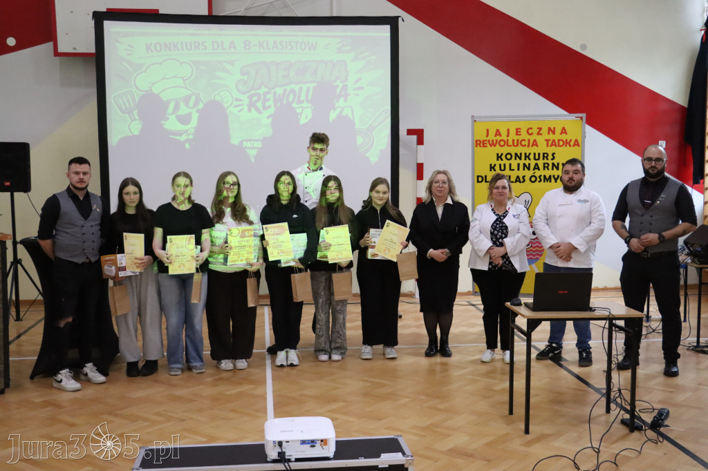 Fotorelacja: JAJECZNA REWOLUCJA TADKA w ZS im. Tadeusza Kościuszki w Żarkach