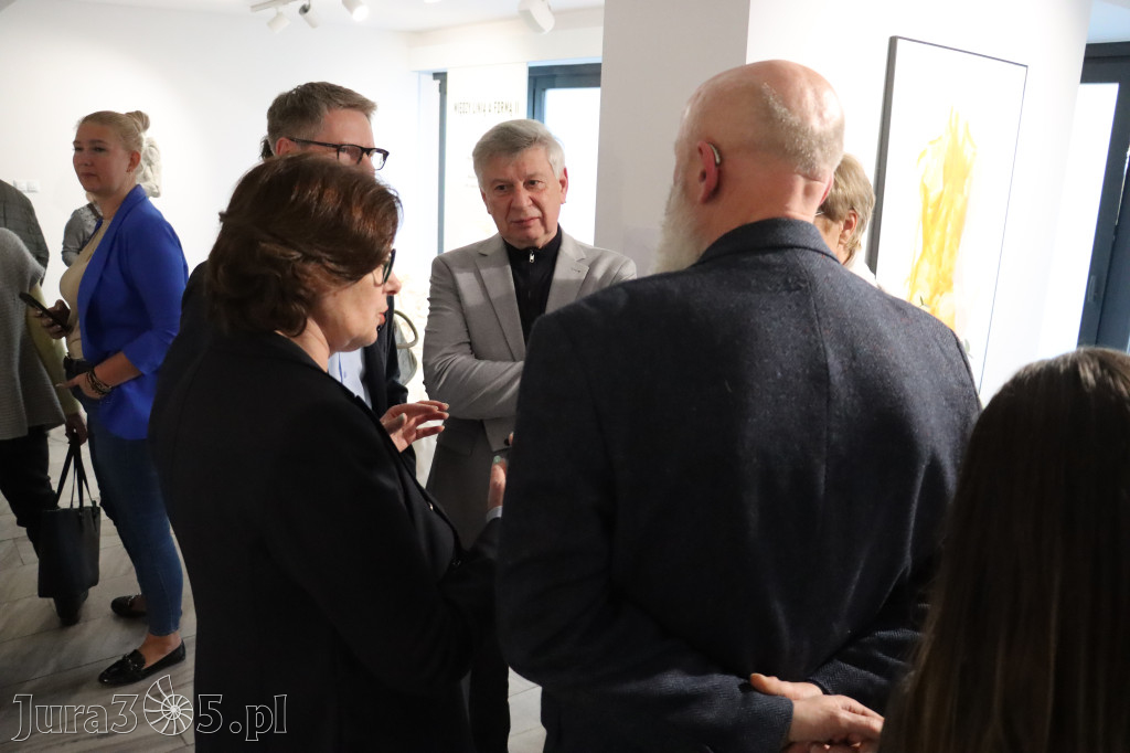 Fotorelacja: Wernisaż wystawy „Między linią a formą II” w MOK Zawiercie