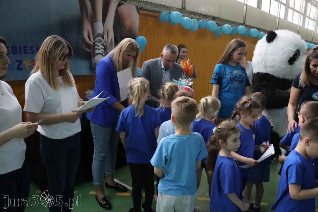 Fotorelacja II: Niebieskie Igrzyska zorganizowane przez SP4 w Zawierciu