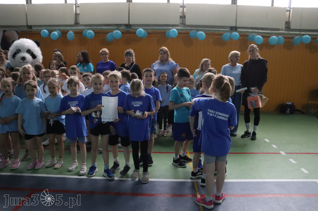 Fotorelacja II: Niebieskie Igrzyska zorganizowane przez SP4 w Zawierciu