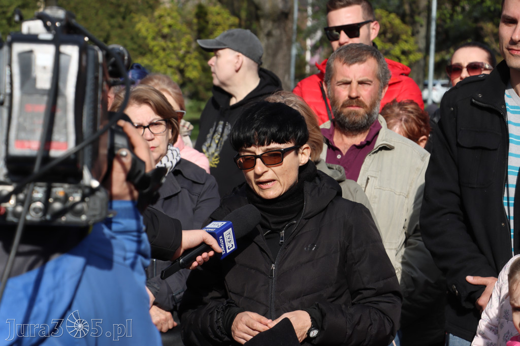 Fotorelacja: MISJA INTERWENCJA TVP3 Katowice w Zawierciu - NIE DLA KOPALNI