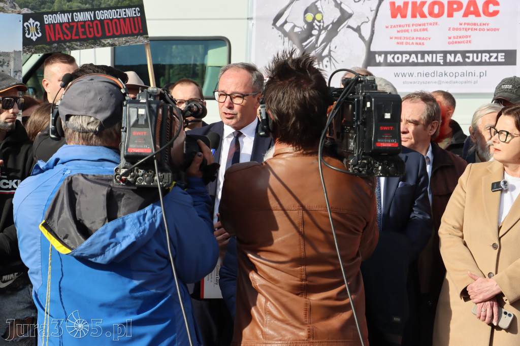 Fotorelacja: MISJA INTERWENCJA TVP3 Katowice w Zawierciu - NIE DLA KOPALNI