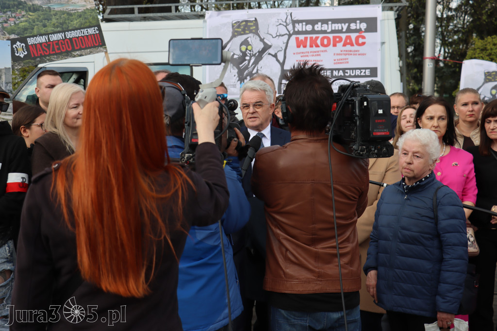 Fotorelacja: MISJA INTERWENCJA TVP3 Katowice w Zawierciu - NIE DLA KOPALNI